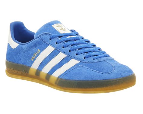 adidas blue gazelle indoor|adidas gazelle blue suede.